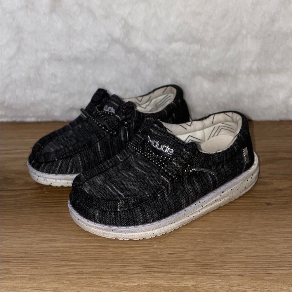 Hey Dude Wally Toddler Stretch Black